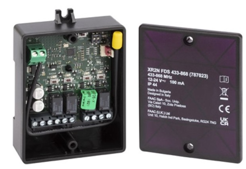Przejdź do produktu FAAC odbiornik XR2N FDS zewnętrzny 2-kanałowy 433-868 MHz
