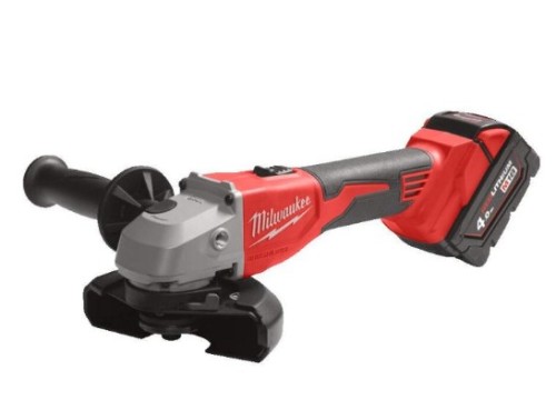 Przejdź do produktu MILWAUKEE Szlifierka kątowa śr. 125mm, 18V, 4.0Ah, wł. suwakowy, w walizce, z 2 akumulatorami i ładowarką 4933492644