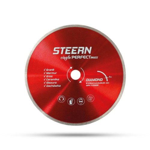 Przejdź do produktu TARCZA DIAMENTOWA STEERN PERFECT CERAMIC  250MM 22,23MM