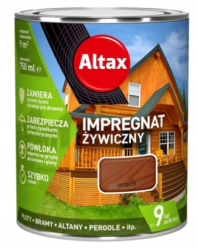 Przejdź do produktu ALTAX impregnat żywiczny orzech 0,75l