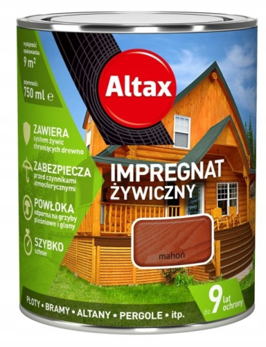 Przejdź do produktu ALTAX impregnat żywiczny mahoń 0,75l