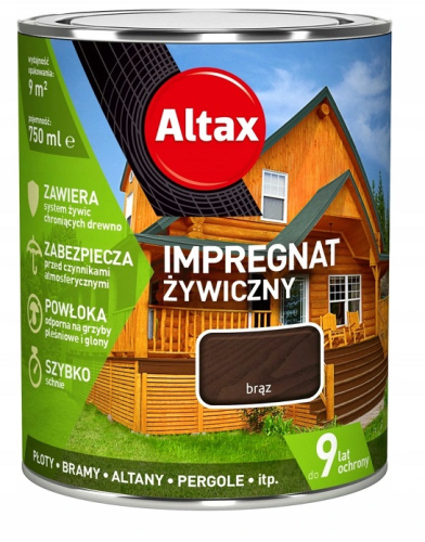 Przejdź do produktu ALTAX impregnat żywiczny brąz 4,5l
