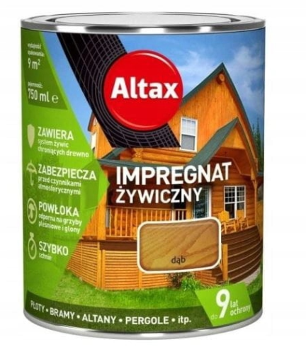 Przejdź do produktu ALTAX impregnat żywiczny dąb 9l