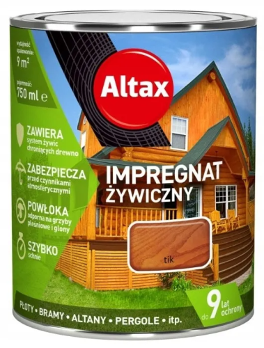 Przejdź do produktu ALTAX impregnat żywiczny tik 9l