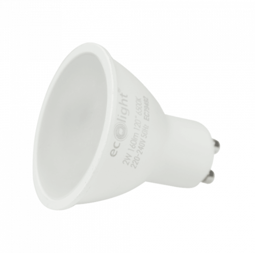 Przejdź do produktu ECO LIGHT Żarówka LED GU10 2W zimna