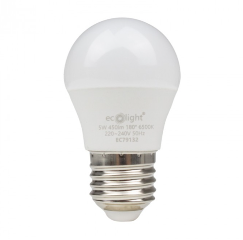 Przejdź do produktu ECO LIGHT Żarówka LED E27 5W 6500K kulka