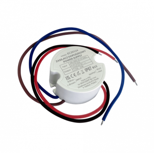 Przejdź do produktu ECO LIGHT Zasilacz 25W 12V IP67 do puszki