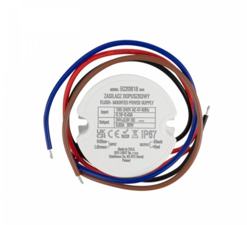 Przejdź do produktu ECO LIGHT Zasilacz 20W 24V IP67 do puszki