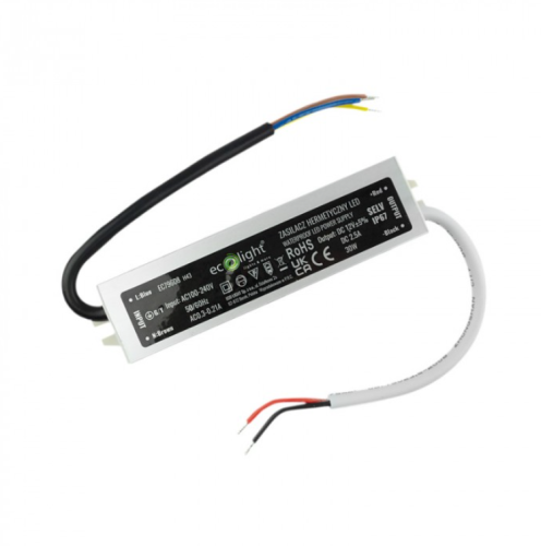 Przejdź do produktu ECO LIGHT Zasilacz 30W 12V IP67