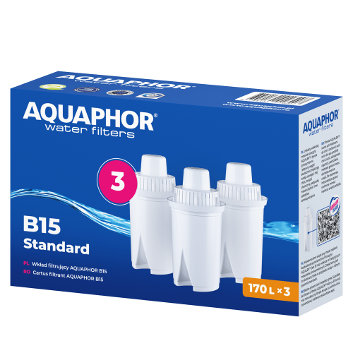 Przejdź do produktu AQUAPHOR wkład filtrujący B100-15 Standard 3 sztuki