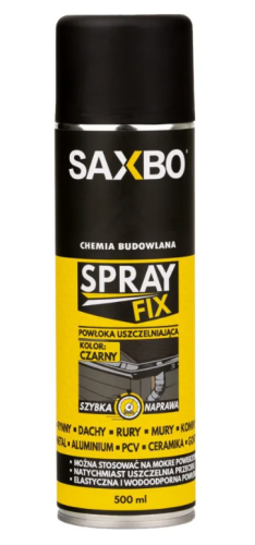 Przejdź do produktu SAXBO guma w sprayu czarna 500ml