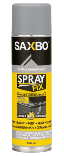 Przejdź do produktu SAXBO guma w sprayu szara 500ml