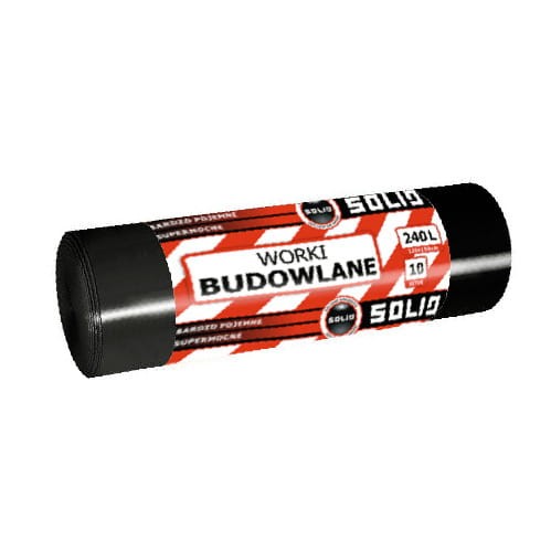 Przejdź do produktu SOLID Worki budowlane 100x150 240L 10 szt / rolka