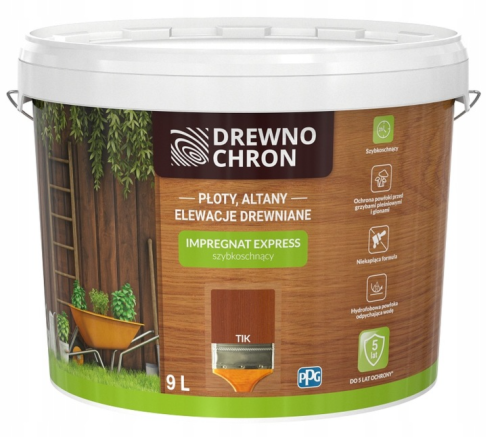 Przejdź do produktu PPG drewnochron Express tik 9l