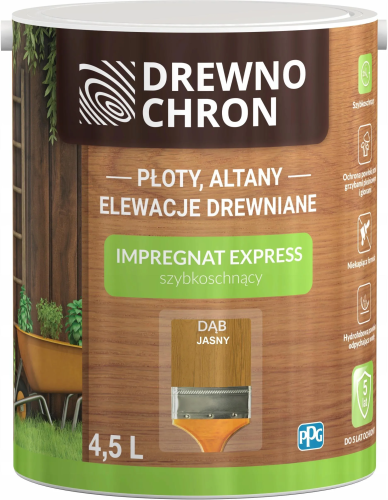 Przejdź do produktu PPG drewnochron Express dąb 4,5l