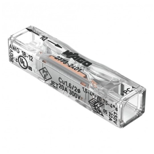 Przejdź do produktu WAGO SZYBKOZŁĄCZKA PRZELOTOWA  2*0,75-4mm