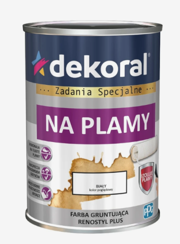 Przejdź do produktu DEKORAL Renostyl Emalia śnieżnobiała 0,9l
