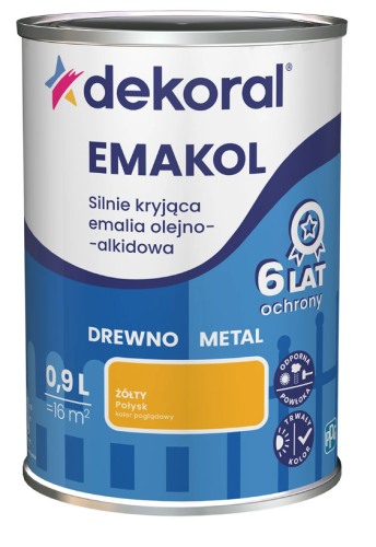 Przejdź do produktu PPG EMAKOL żółty słoneczny 0,9l