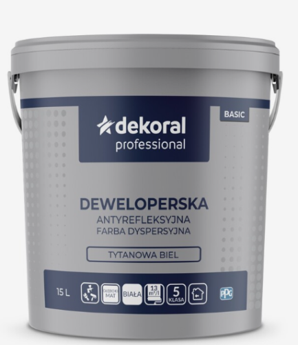 Przejdź do produktu PPG DEKORAL PRO farba deweloperska 15l