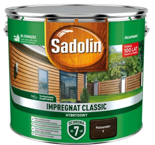 Przejdź do produktu SADOLIN impregnat CLASSIC palisander 9l