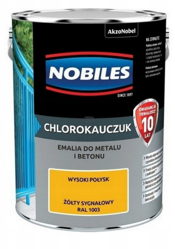 Przejdź do produktu NOBILES emalia chlorokauczuk 0,9l żółta sygnałowa