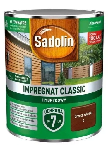 Przejdź do produktu SADOLIN impregnat CLASSIC orzech włoski 2,5l