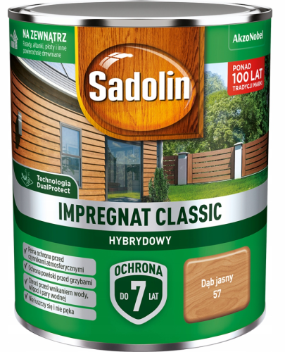 Przejdź do produktu SADOLIN impregnat CLASSIC dąb jasny 2,5l