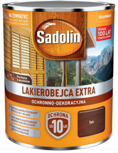 Przejdź do produktu Sadolin EXTRA lakierobejca tek 3 0,75L