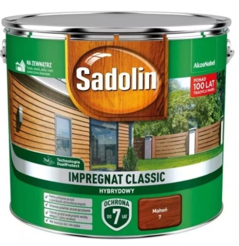 Przejdź do produktu SADOLIN impregnat CLASSIC mahoń 9l