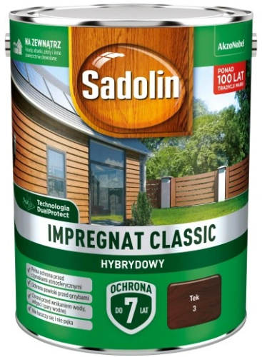 Przejdź do produktu SADOLIN impregnat CLASSIC tek 4,5l