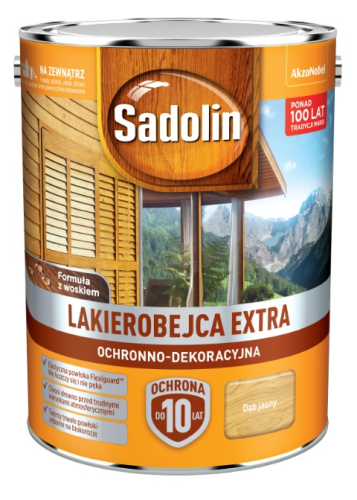 Przejdź do produktu Sadolin EXTRA lakierobejca dąb jasny 0,75l