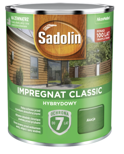 Przejdź do produktu SADOLIN impregnat CLASSIC Akacja 4,5l