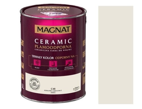 Przejdź do produktu Farba Magnat Ceramic C48 Perłowy dolomit 2,5l