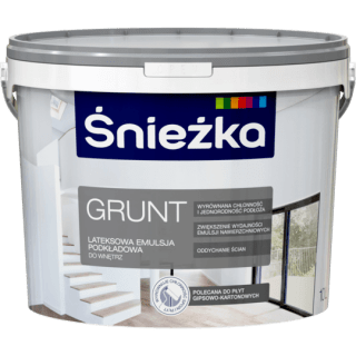 Przejdź do produktu ŚNIEŻKA EMULSJA GRUNT biała 5L