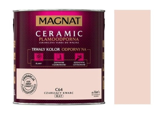 Przejdź do produktu Farba Magnat Ceramic C64 Czarujący kwarc 5l
