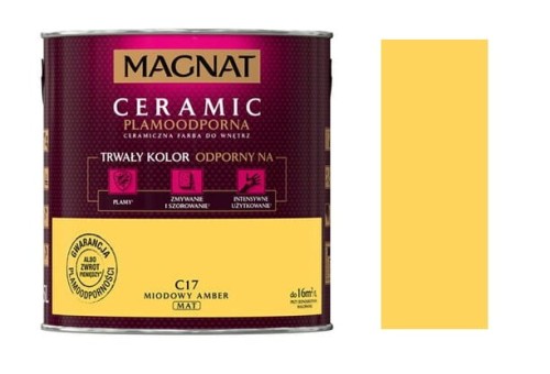 Przejdź do produktu Farba Magnat Ceramic C17 miodowy amber 5l