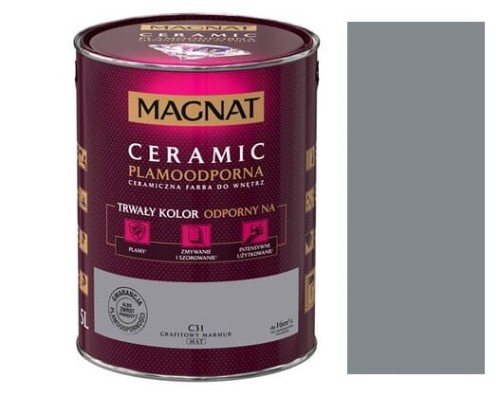 Przejdź do produktu Farba Magnat Ceramic C31 Grafitowy marmur 2,5l
