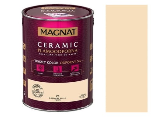 Przejdź do produktu Farba Magnat Ceramic C5 Dostojna perła 2,5l