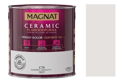 Przejdź do produktu Farba Magnat Ceramic C70 Surowy hematyt 2,5l