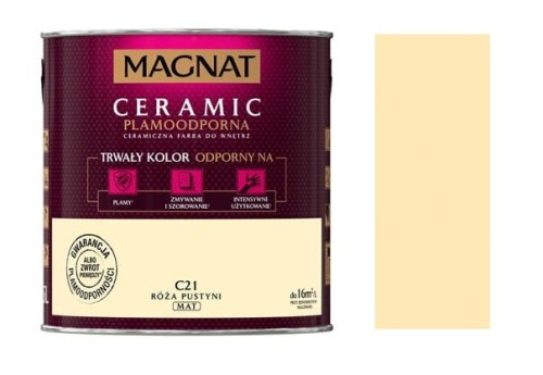 Przejdź do produktu Farba Magnat Ceramic C21 róża pustyni 5l