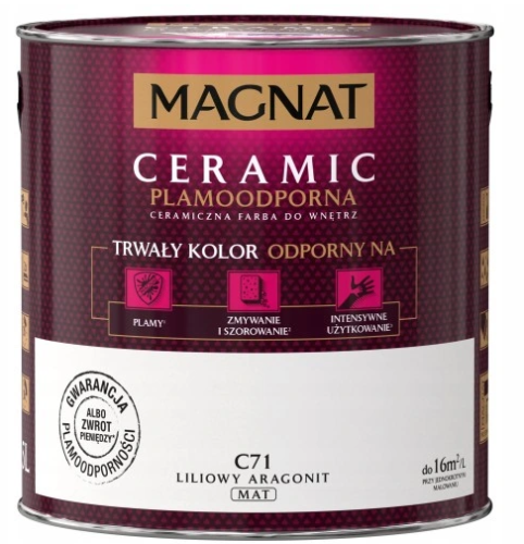Przejdź do produktu Farba MAGNAT Ceramic C71 liliowy aragonit 2,5l