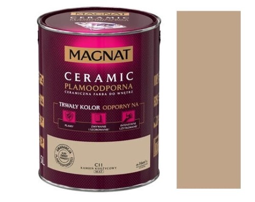 Przejdź do produktu Farba Magnat Ceramic C11 kamień księżycowy 2,5l