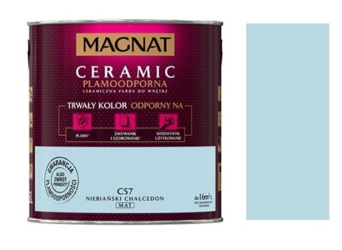 Przejdź do produktu Farba Magnat Ceramic C57 Niebiański chalcedon 2,5l