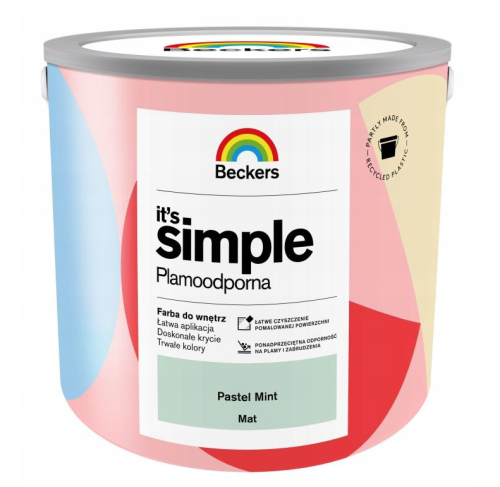 Przejdź do produktu BECKERS farba It's Simple Pastel Mint 2,5l