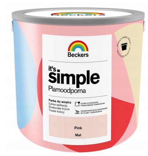 Przejdź do produktu BECKERS farba It's Simple Pink 2,5l
