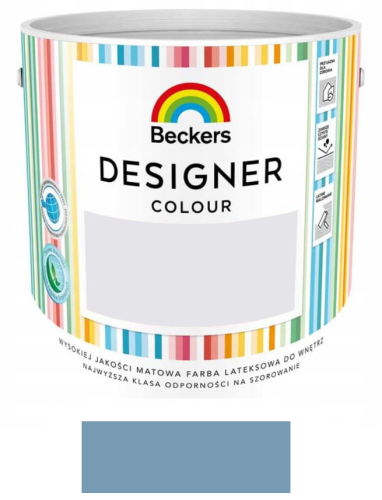 Przejdź do produktu Farba lateksowa Beckers Designer azure 2,5 l