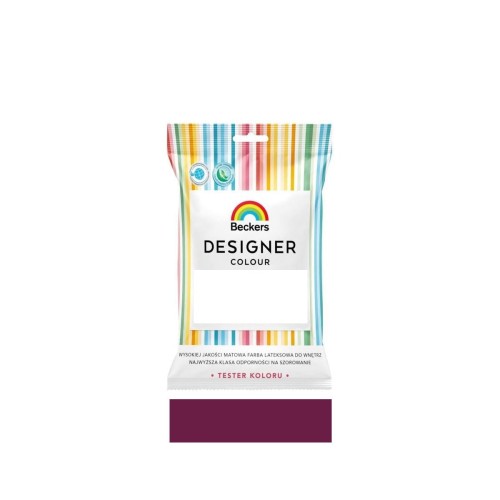 Przejdź do produktu BECKERS tester Designer Colour BURGUNDY 50ml