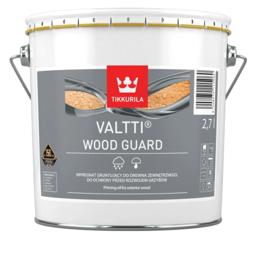 Przejdź do produktu TIKKURILA VALTTI WOOD Guard wodorozcieńczalny grunt 2.7l
