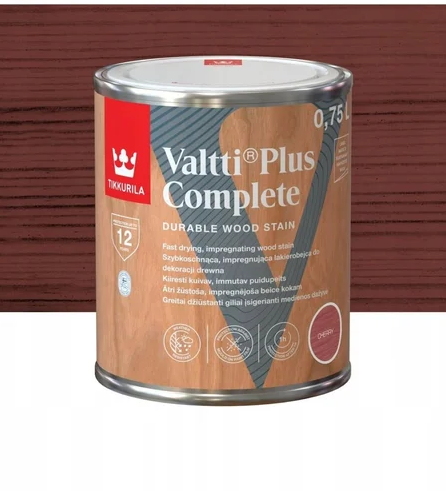 Przejdź do produktu TIKKURILA Complete Plus Cherry lakierobejca 5l