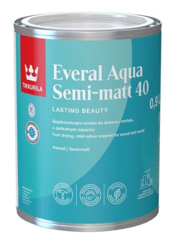 Przejdź do produktu TIKKURILA EVERAL AQUA S-MATT(40) Baza C 0,9L